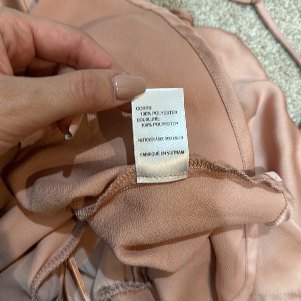 ASTR Satin Ruffle Tank - Picture 7 of 7